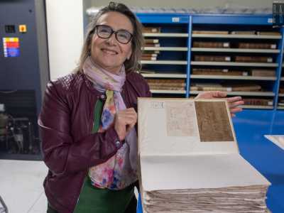 All�ingresso ci accoglie la direttrice Antonietta De Felice...